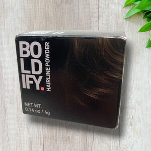 NEW Boldify Hairline Powder Medium Brown Root Touch Up Hair Color Gray Coverage